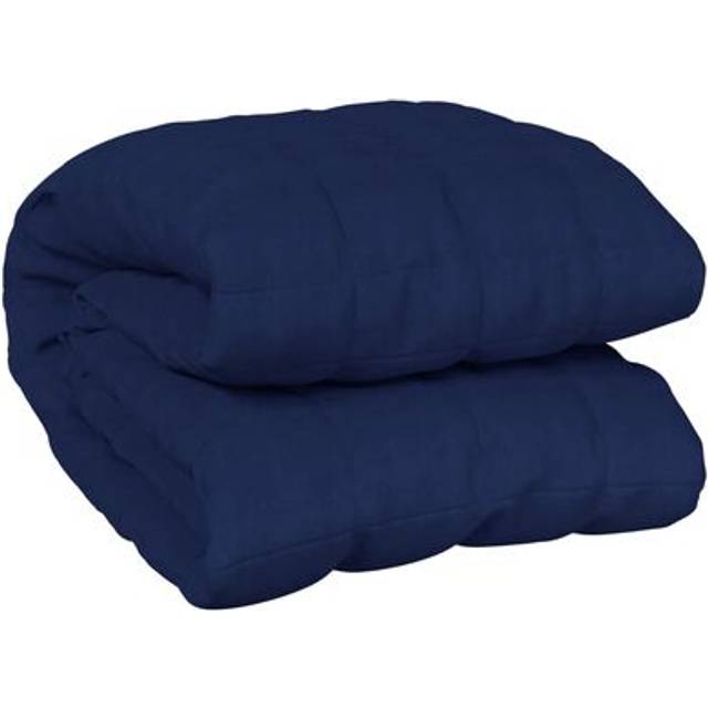 Billede af vidaXL Weighted Quilt Tyngdedyne 13kg Blå (200x200cm)